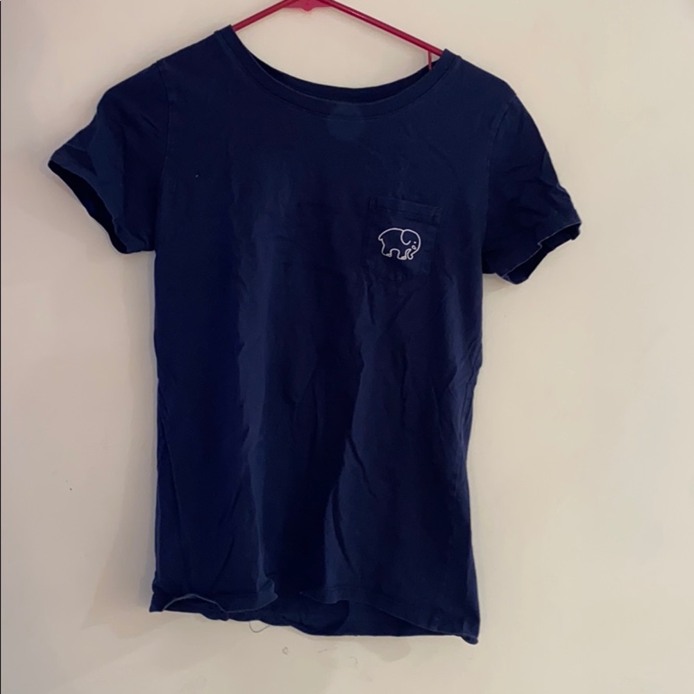 Navy Blue Ivory Ella Tee-Shirt